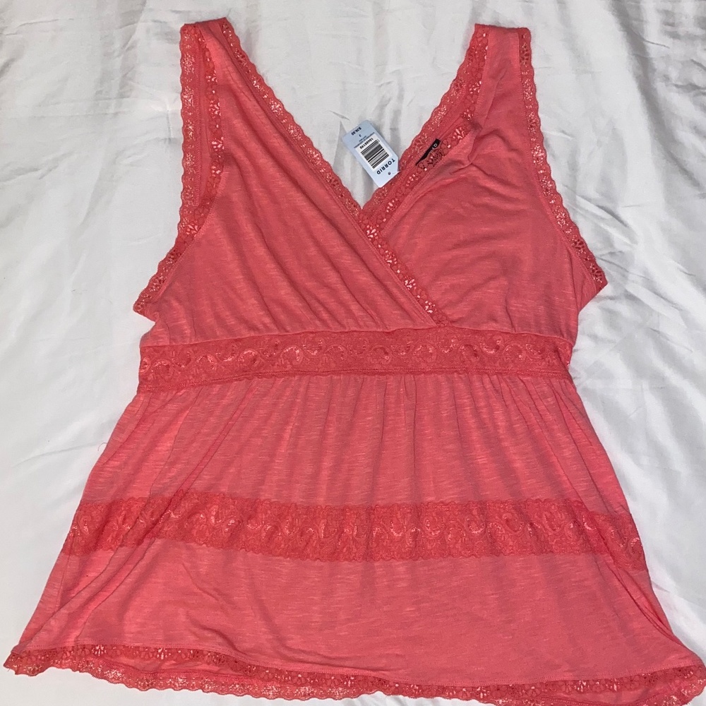 Torrid Tiered Babydoll Sleeveless  Top